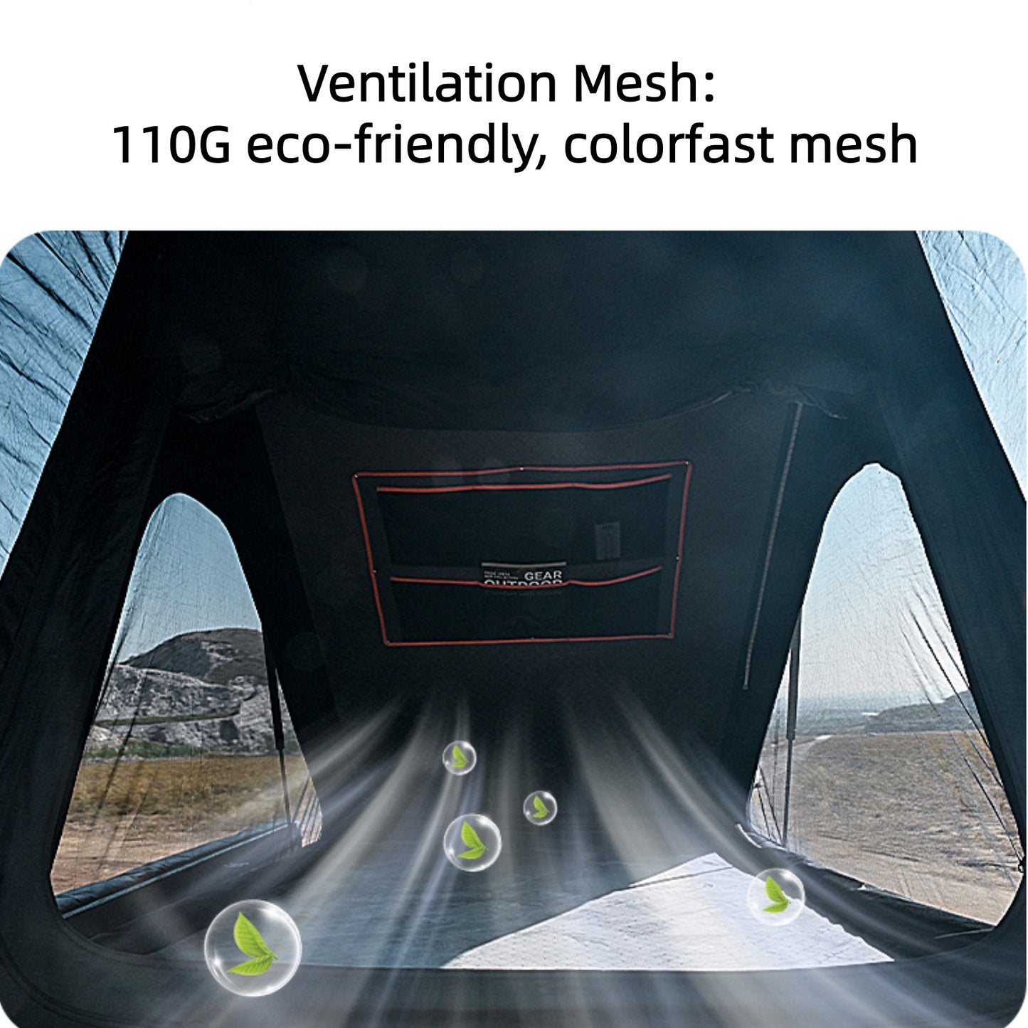 KingCamp ENDLESS 8 Rooftop Tent – Ultra-Thin 8cm Hard Shell, Waterproof & Lightweight for 4x4 & SUV Overlanding