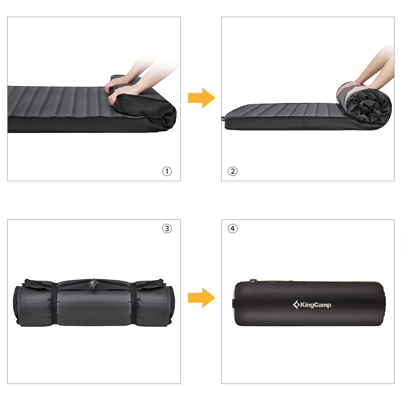 KingCamp Self Inflating Foam Sleeping Pad Double/Single