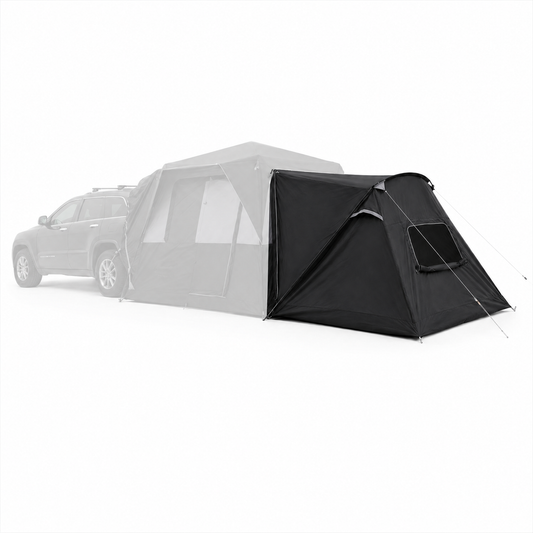 NEW | KingCamp BOUNDLESS X3 PRO Bedroom - Expandable Sleeping Attachment for SUV Tent, 3-4 Person Waterproof Shelter, Connects via Zipper