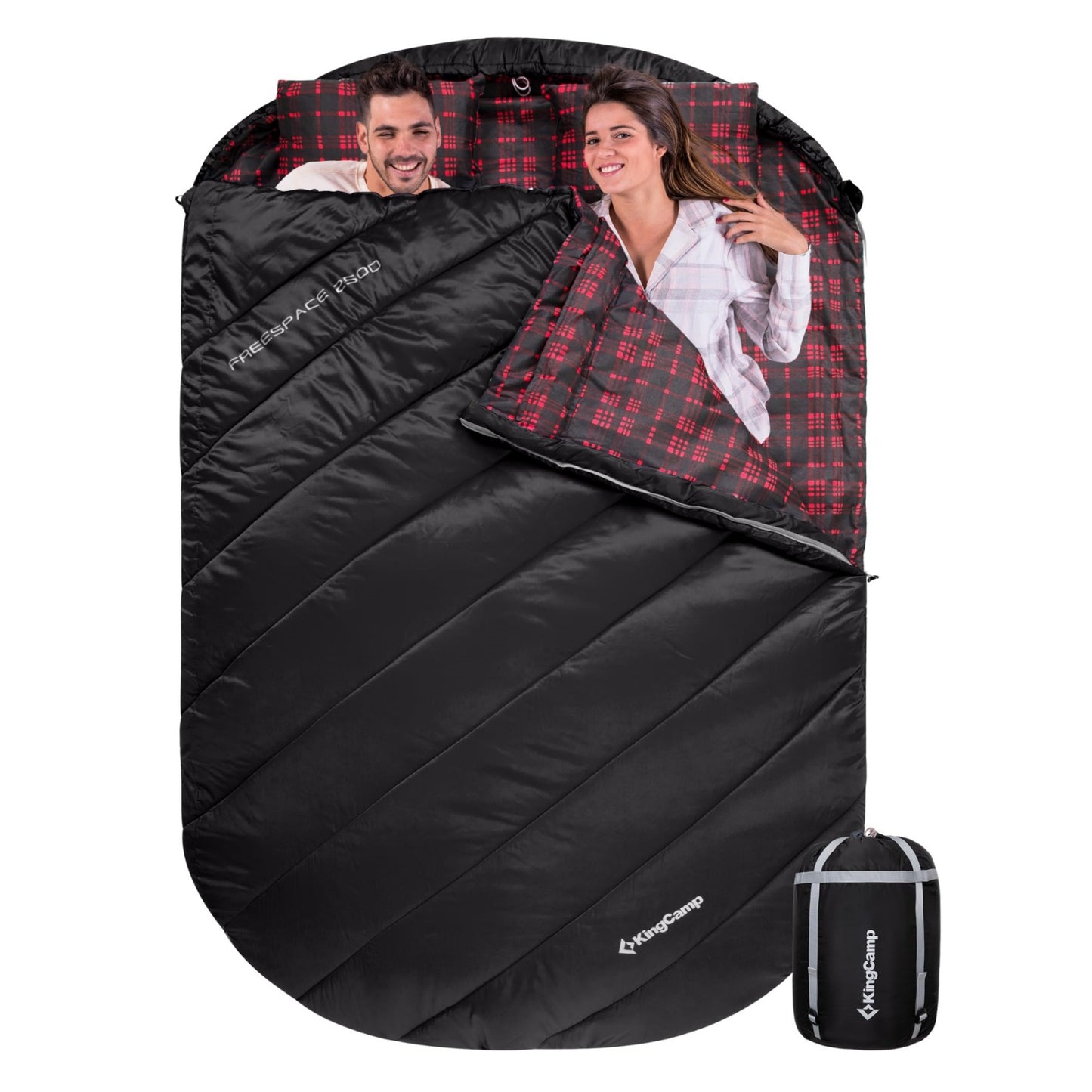 KingCamp FREESPACE 250D Double-Sized Sleeping Bag