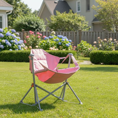 KingCamp Kids Hammock Chair with Stand a?? Adjustable Folding Chair for Outdoor & Indoor Use