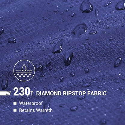 KingCamp Sleeping Bag for Adults, Cold Weather & Warm Extra Wide Big & Tall XL Portable Waterproof Flannel Sleeping Bags