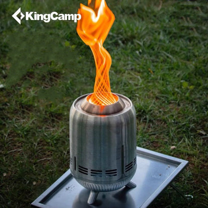 KingCamp Tornado Tabletop Fire Pit with Stand