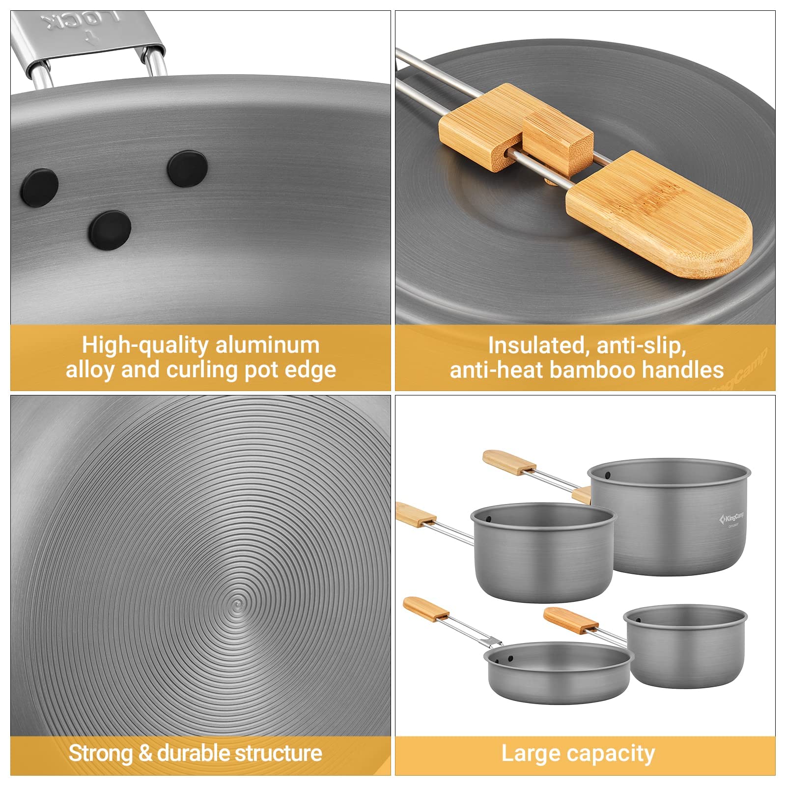 KingCamp NIGHTSTALKER Cookware Set Mess Tin