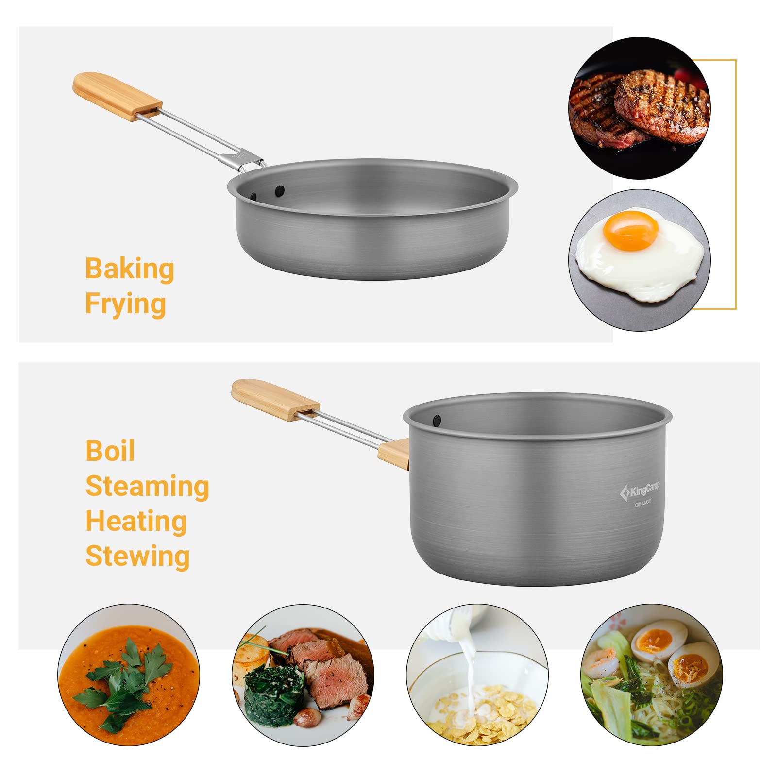 KingCamp NIGHTSTALKER Cookware Set Mess Tin