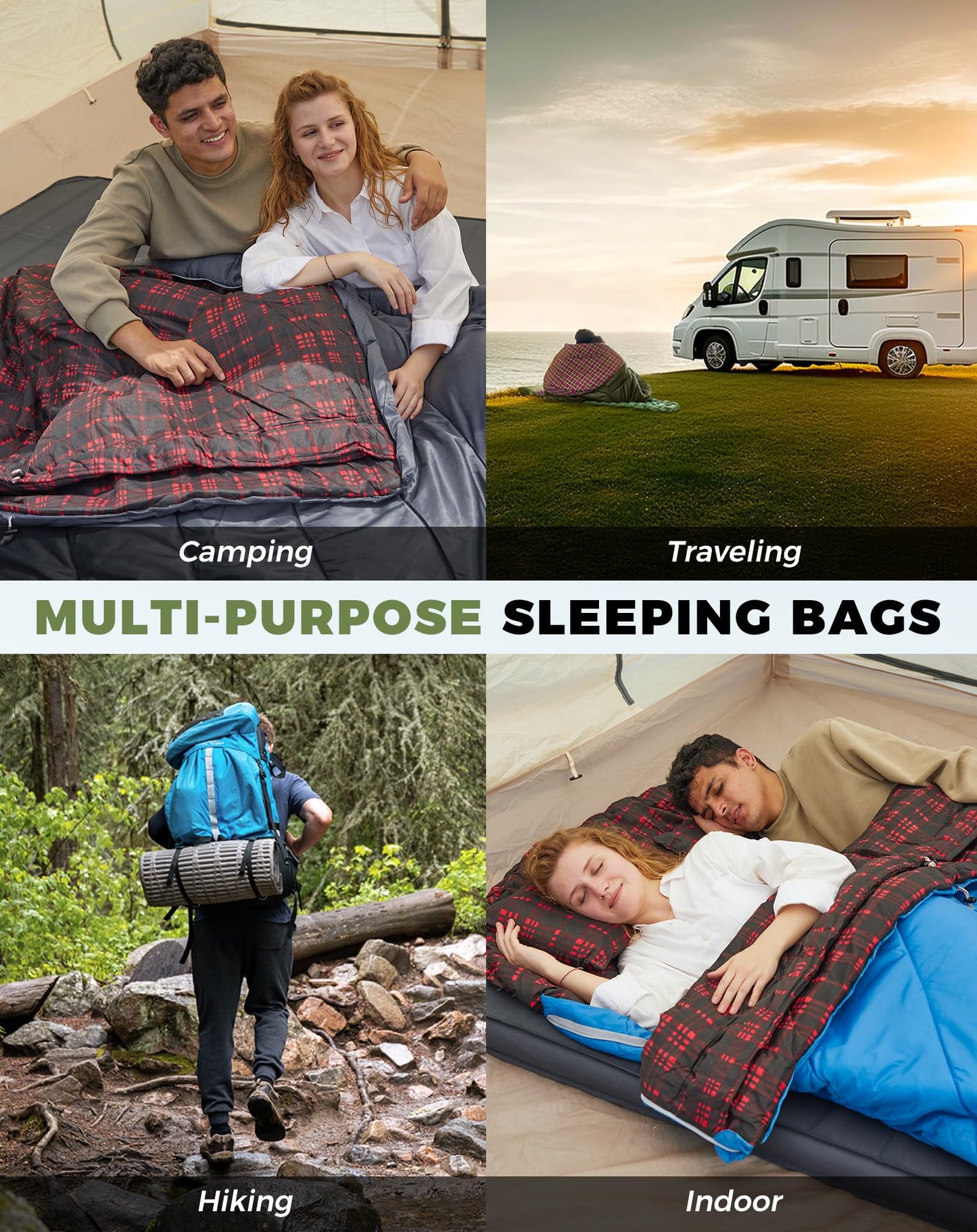 KingCamp FREESPACE 250D Double-Sized Sleeping Bag