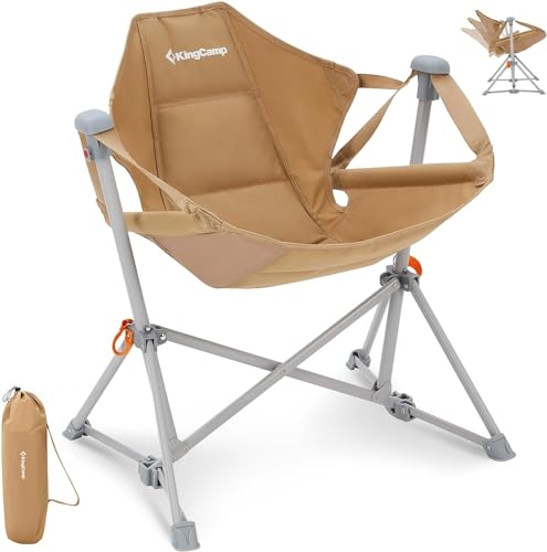 Perfect Gift For Kid KingCamp Kids Hammock Chair with Stand a?? Adjustable Folding Chair for Outdoor & Indoor Use