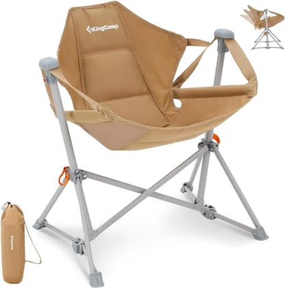 Perfect Gift For Kid KingCamp Kids Hammock Chair with Stand a?? Adjustable Folding Chair for Outdoor & Indoor Use