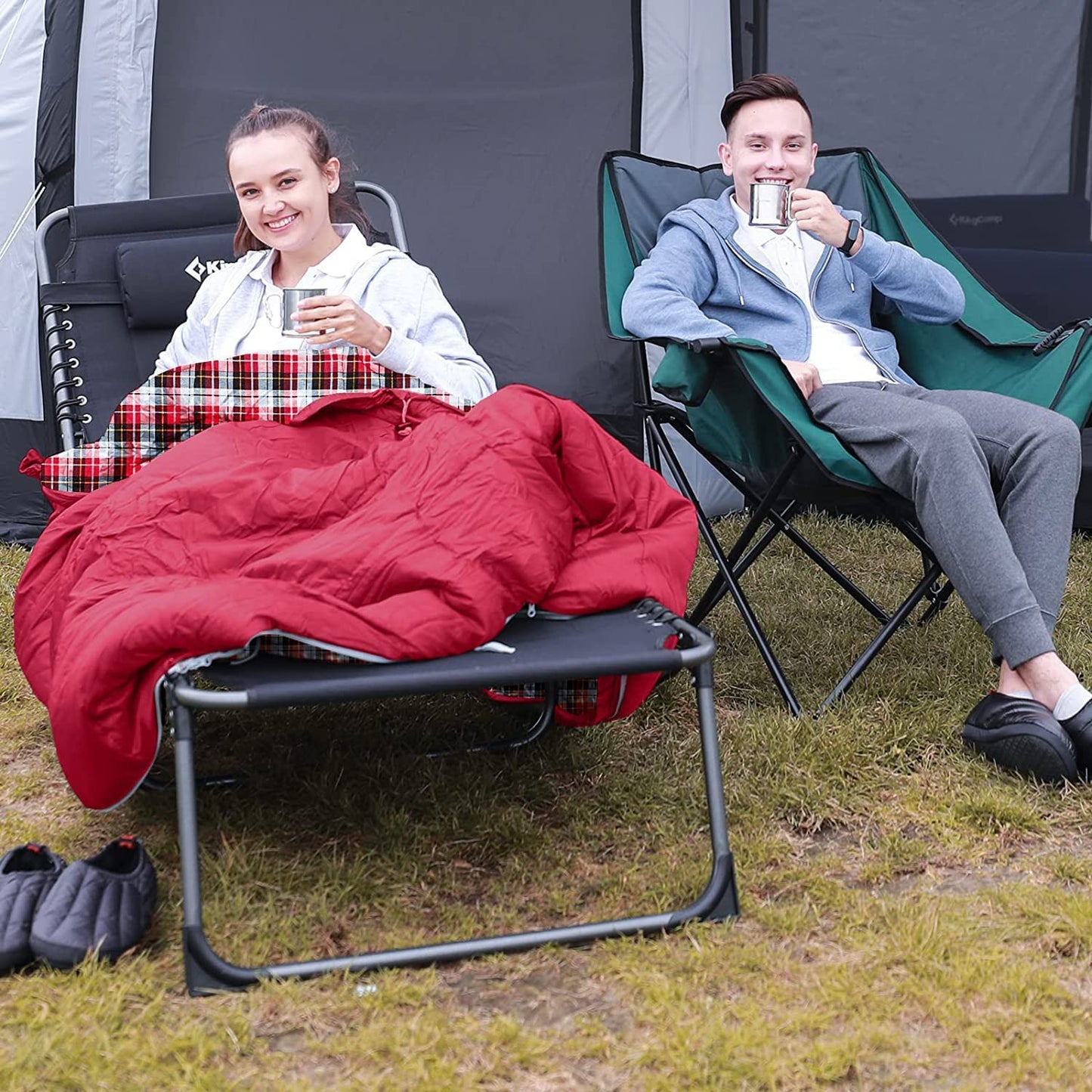 KingCamp CLOUDY 400 Sleeping Bag-Envelope With Hood
