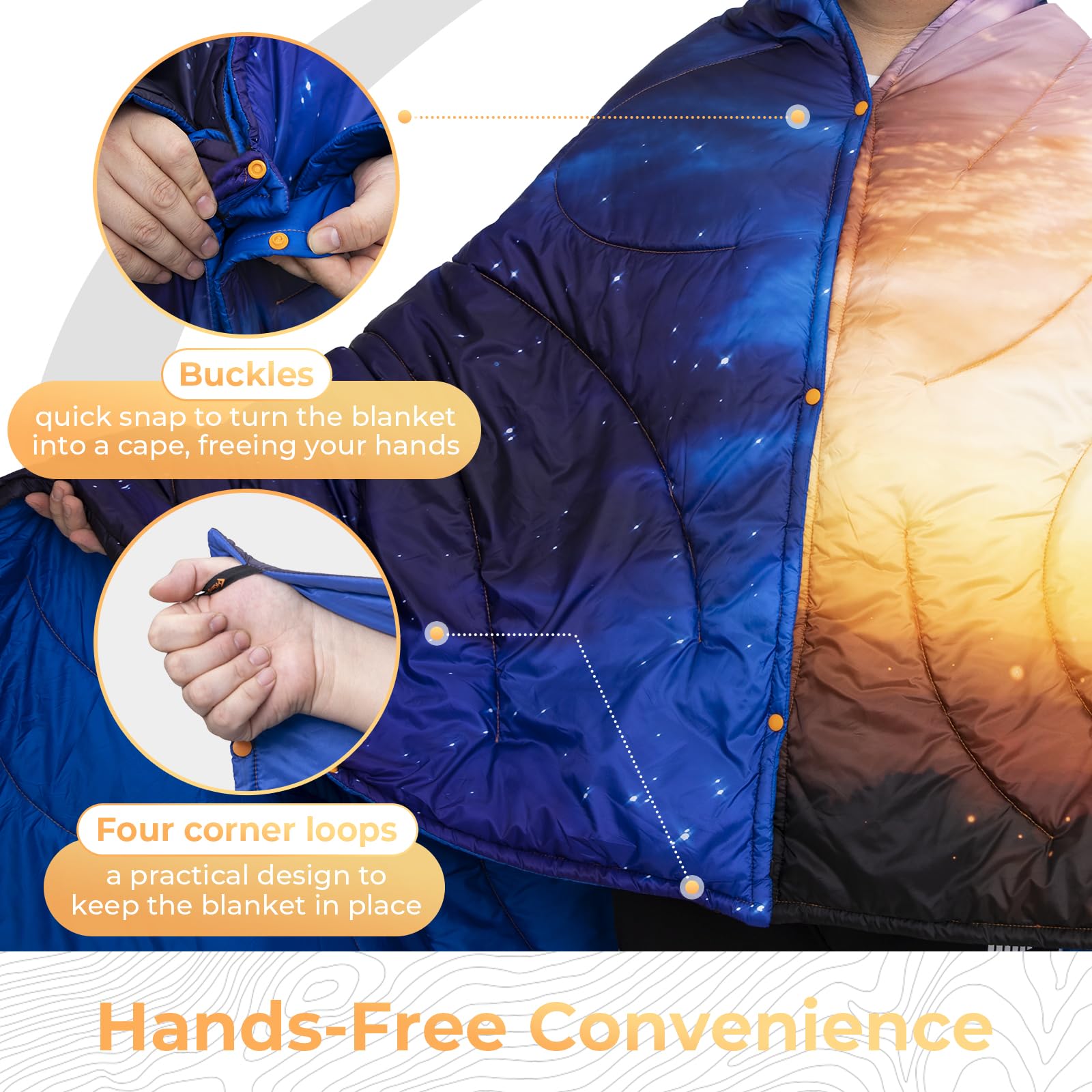 KingCamp BLANKET SMART 150 XL Lightweight Camping Blanket