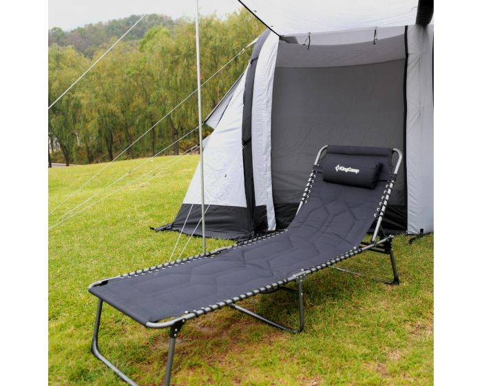 KingCamp Oversize Folding Chaise Lounge Chair