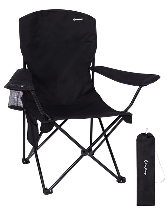 NEW | KingCamp Juniper B20 Folding Camping Chair – Ergonomic Padded, Heavy Duty Design
