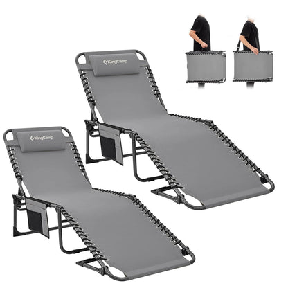 NEW | KingCamp Magnolia B40 Lounge Chair – 5-Position Adjustable Recliner