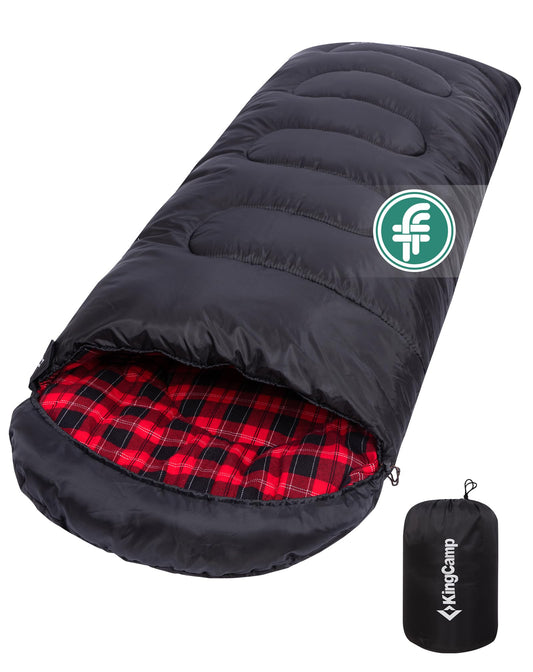 NEW | KingCamp Oasis C 250 Sleeping Bag – 3–4 Season Connectable Design