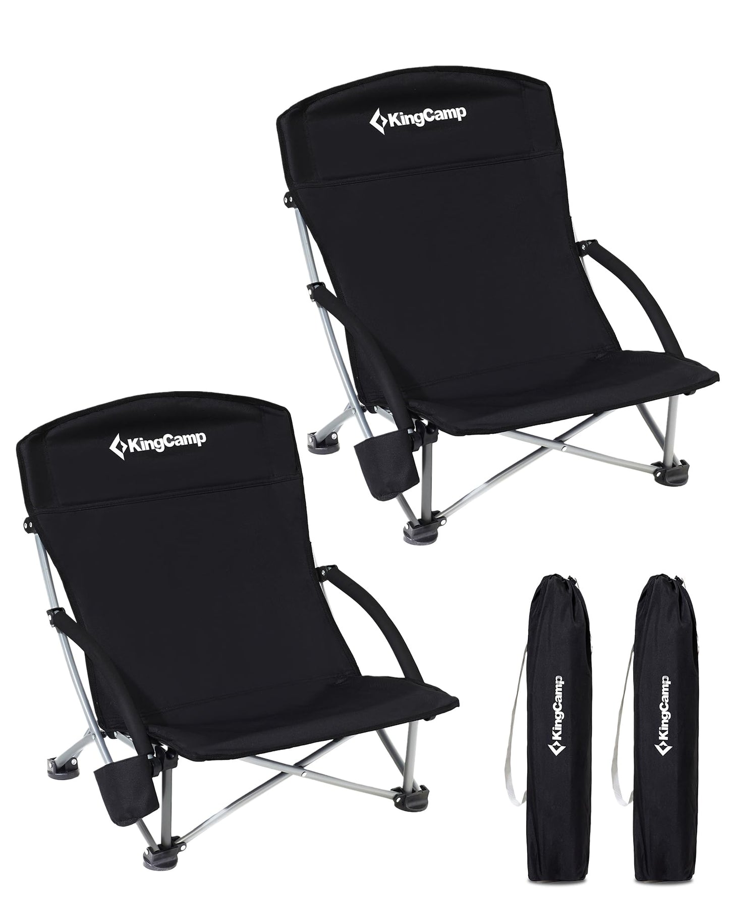 KingCamp PALONA B10 Low Sling Beach Chairs