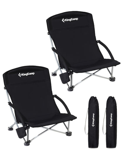 KingCamp PALONA B10 Low Sling Beach Chairs