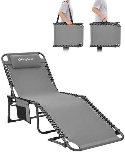 NEW | KingCamp Magnolia B40 Lounge Chair – 5-Position Adjustable Recliner