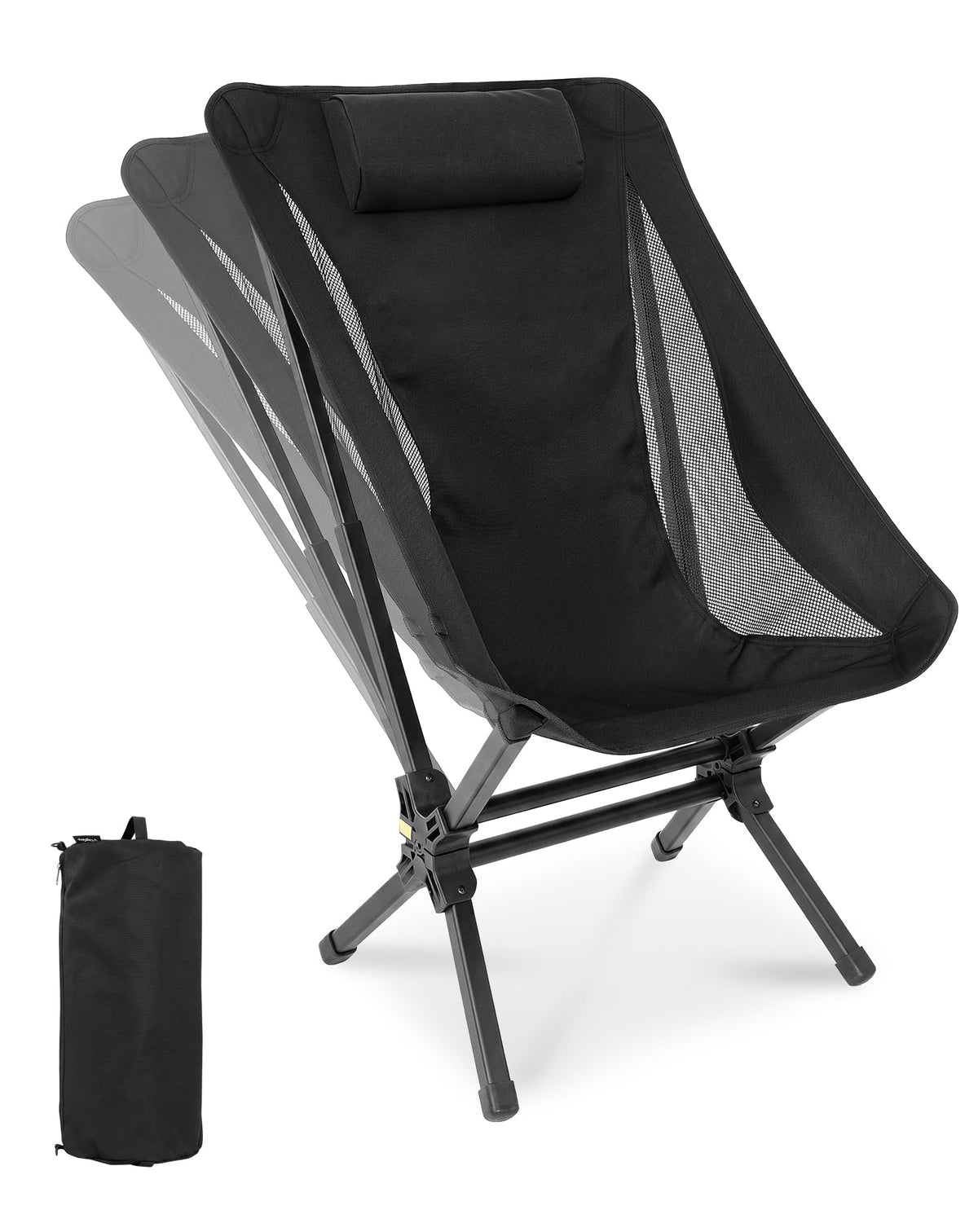 NEW | KingCamp Lightweight Highback Chair – Gentle Rocking Folding Camping Chair