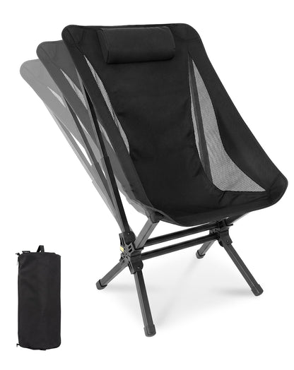 NEW | KingCamp Lightweight Highback Chair – Gentle Rocking Folding Camping Chair