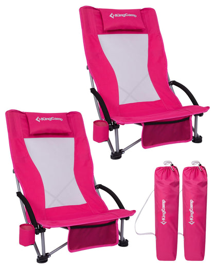 KingCamp High Mesh Back Beach Folding Chair