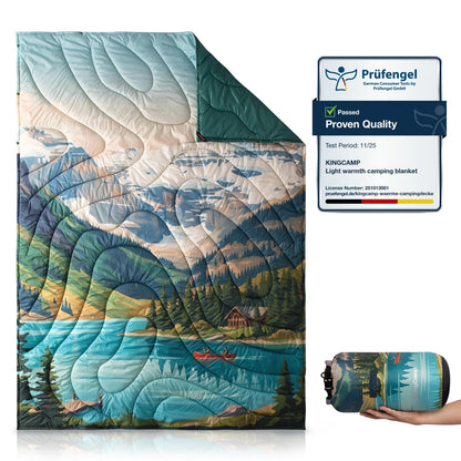 KingCamp SMART 150 XL Camping Blanket – Lightweight & Warm
