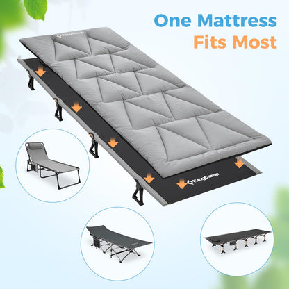 KingCamp Camp Pad 500 Cot Mattress – Soft Non-Slip Design