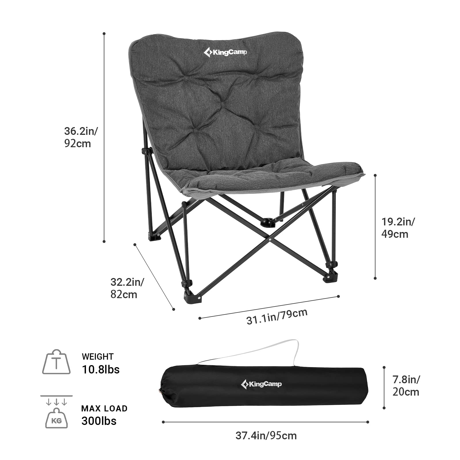 KingCamp Butterfly Folding Camping Chair