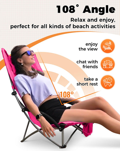 KingCamp High Mesh Back Beach Folding Chair