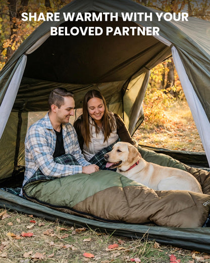 KingCamp GALE 300 Sleeping Bag-Envelope With Hood