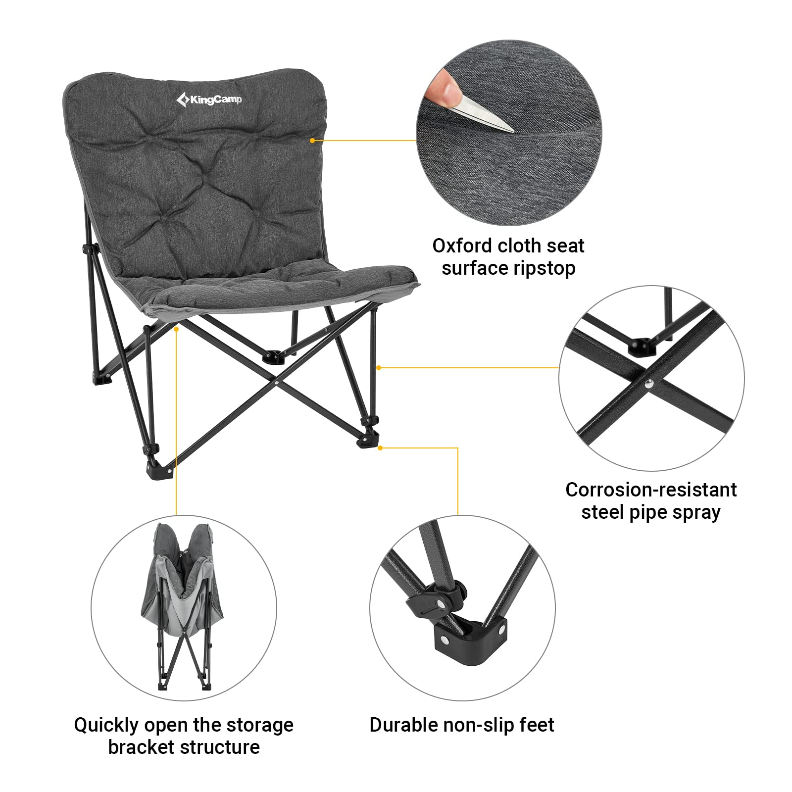 KingCamp Butterfly Folding Camping Chair