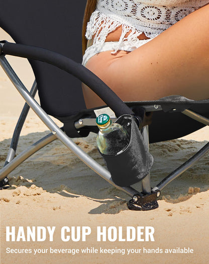 KingCamp PALONA B10 Low Sling Beach Chairs