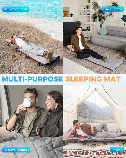 KingCamp Camp Pad 500 Cot Mattress – Soft Non-Slip Design