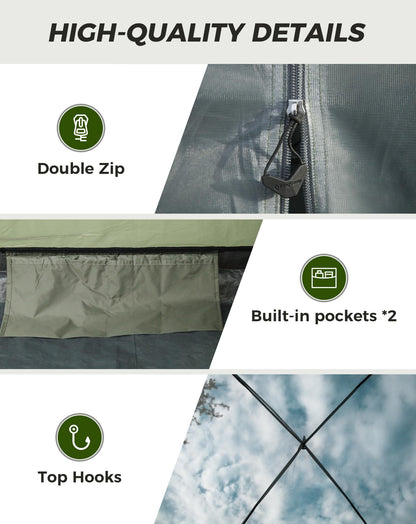 NEW | KingCamp HOLIDAY PRO II 2 Man Waterproof Dome Tent – Ultralight Camping Tent (3000mm)