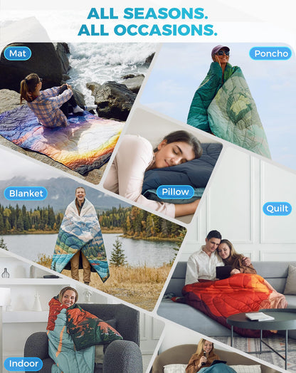 KingCamp SMART 150 XL Camping Blanket – Lightweight & Warm