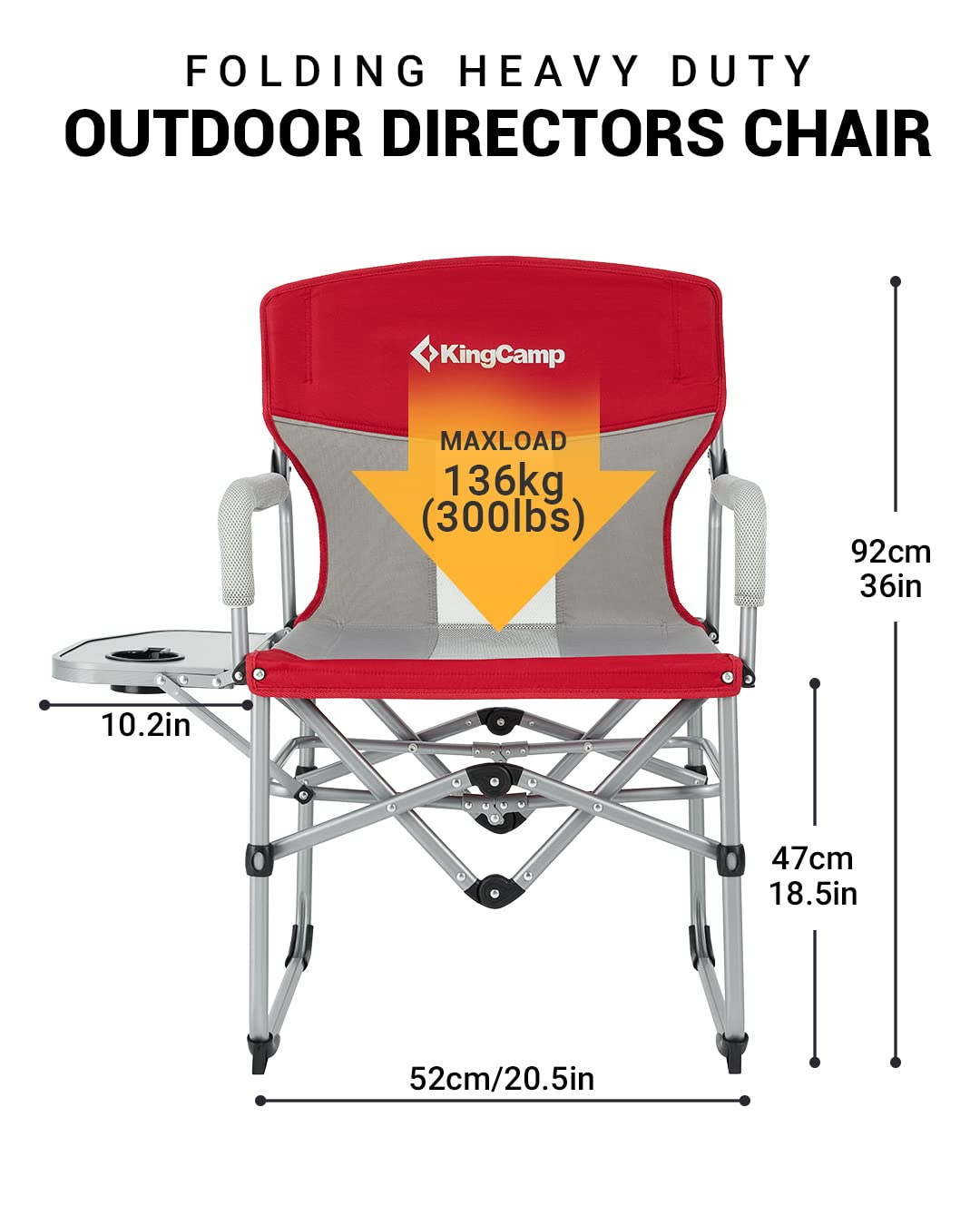 KingCamp Mesh Folding Camping Chair