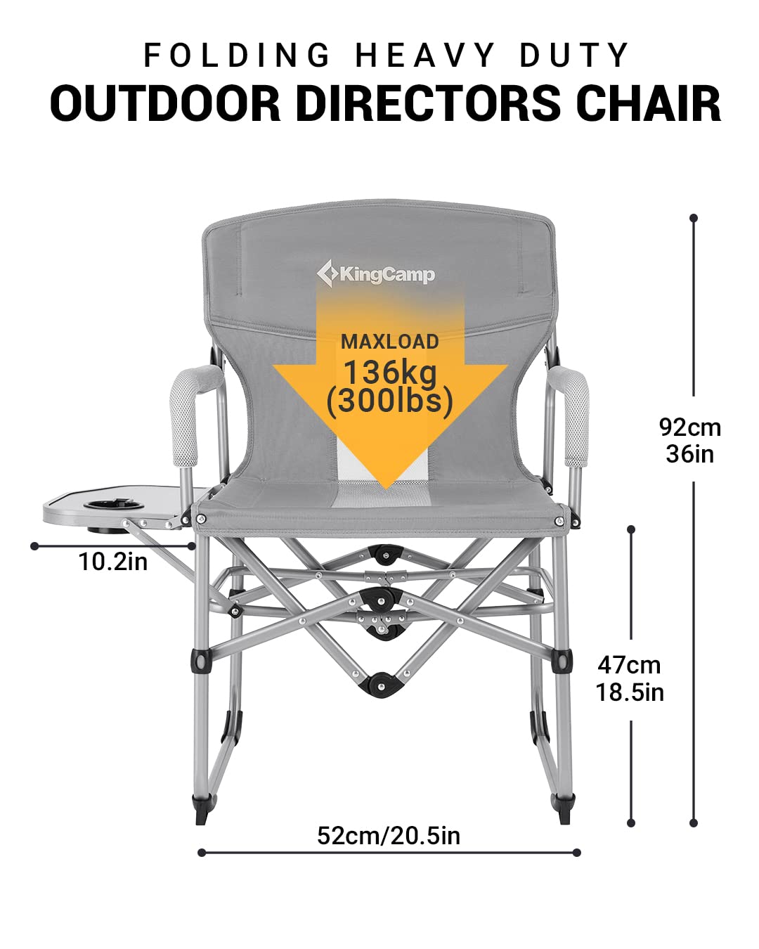 KingCamp Mesh Folding Camping Chair