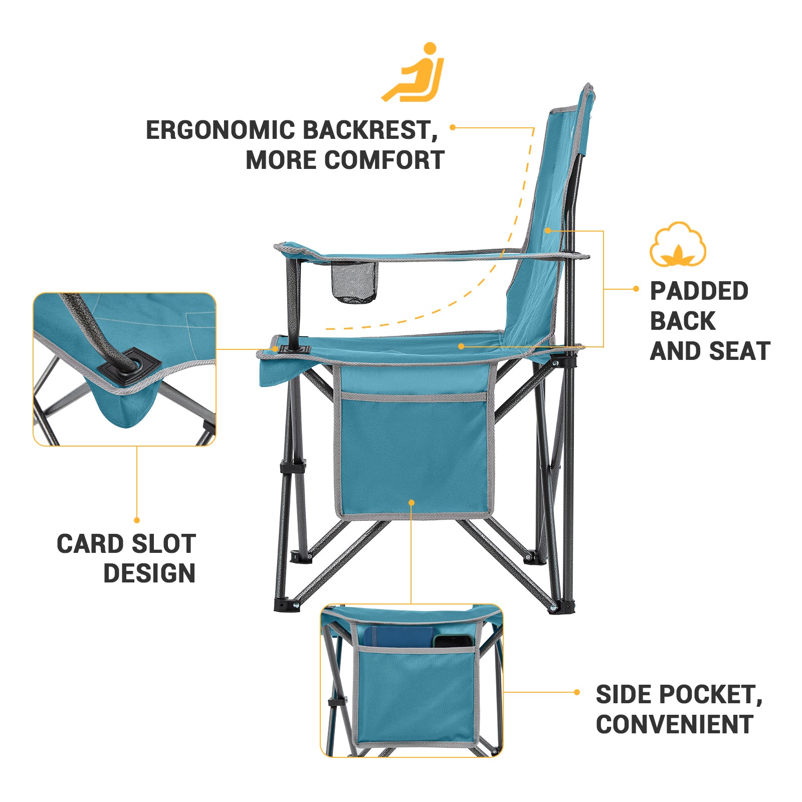 KingCamp Lightweight Folding Camp Chair