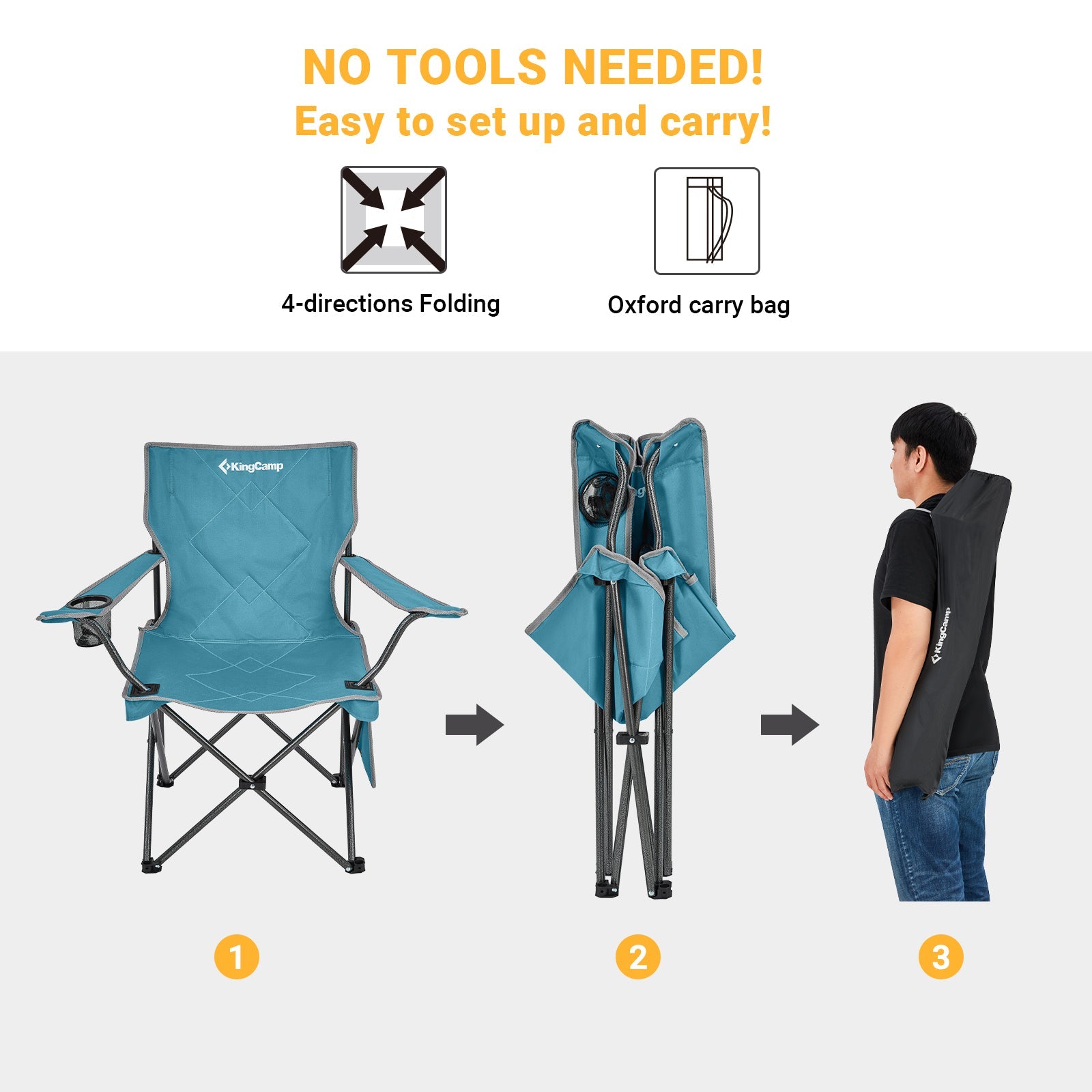 KingCamp Lightweight Folding Camp Chair