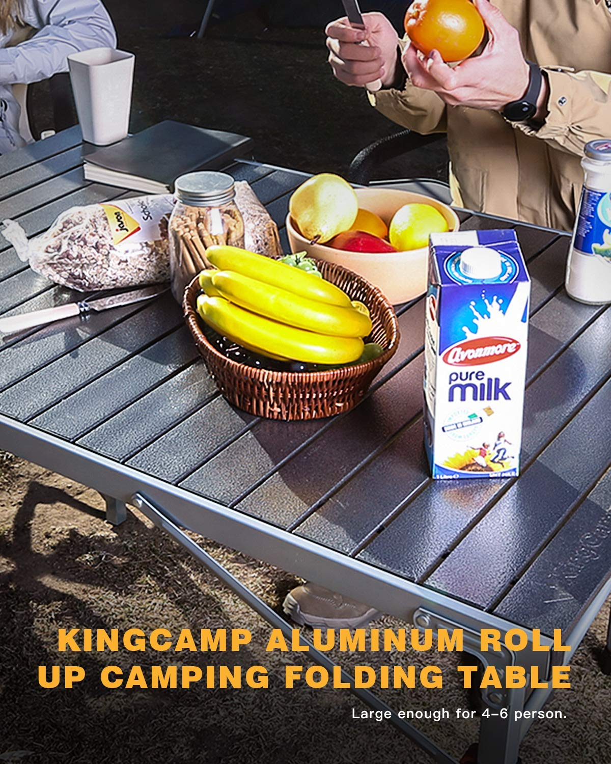KingCamp 4-6 Person Aluminum Alloy Table